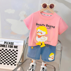 Baby Boys Party(Festive) T-shirt with Denim Pant