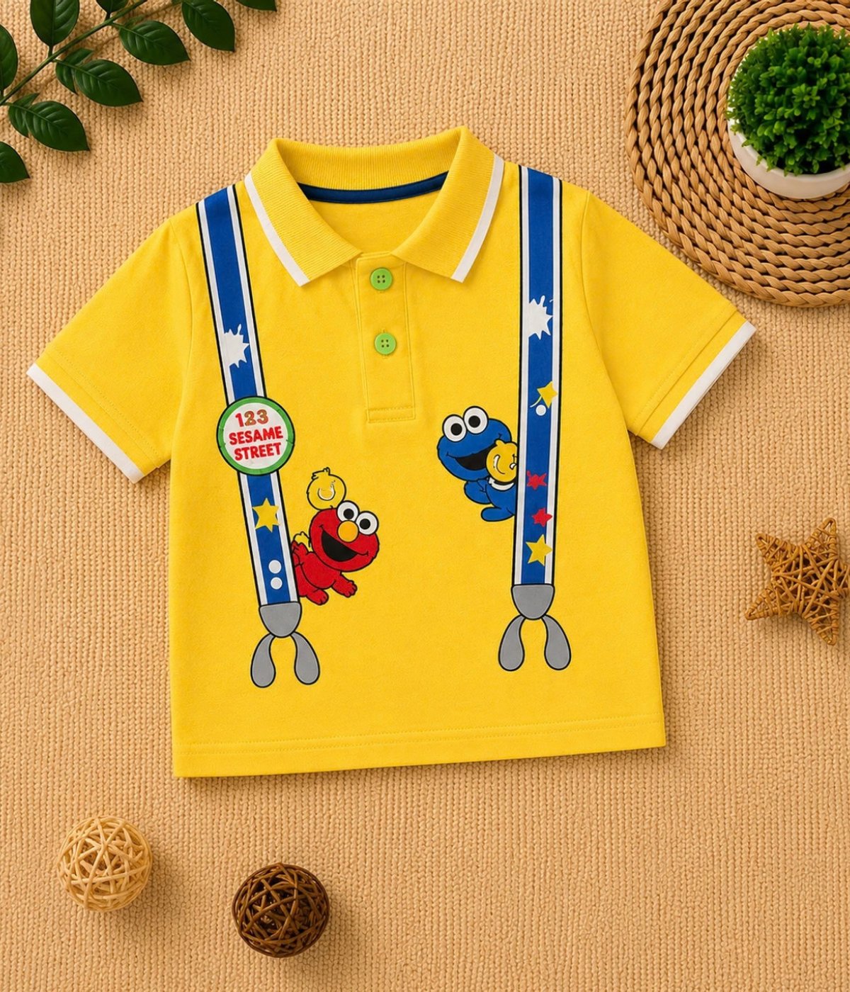 Boys & Girls Casual T-shirt with Denim pant (Pack of 1) - Image 2
